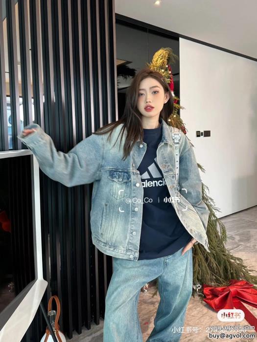 デニムの服コピー 品 販売balenciaga2023人気がますます人気必需品_0_2