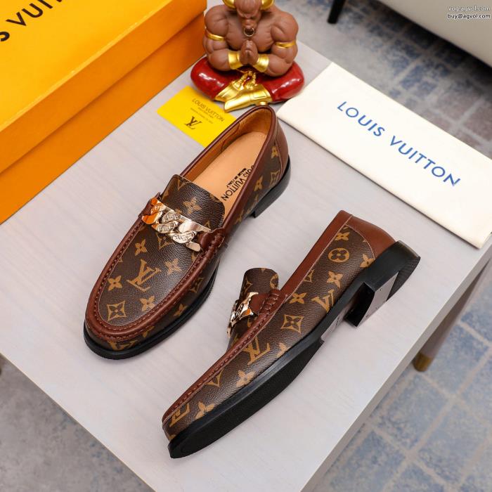 セレブ愛用絶大な人気を誇るブランド 品 コピービジネスシューズルイ ヴィトン_0_1