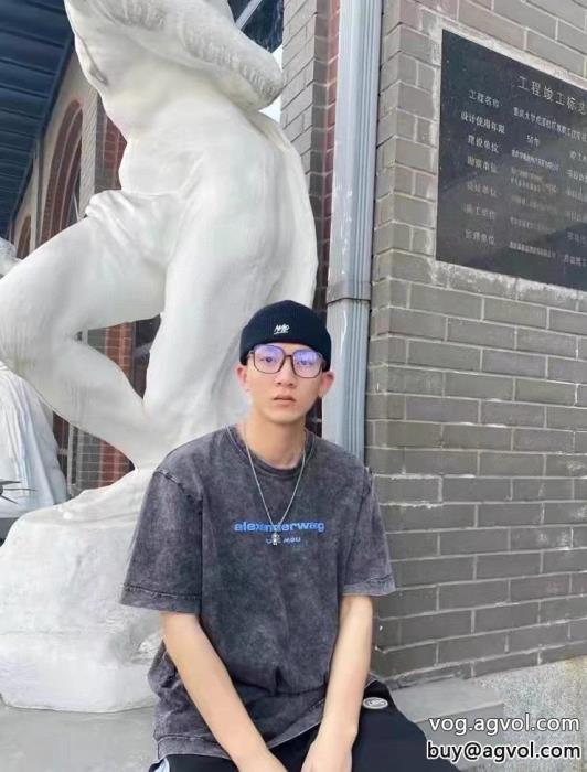 半袖Tシャツ優秀なアイテム上品さ漂うALEXANDER WANGブランド 通販 激安_0_1