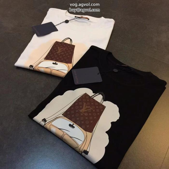 半袖Tシャツルイ ヴィトンドレスアップ効果も抜群NEW!国内完売ブランド フェイク_0_0