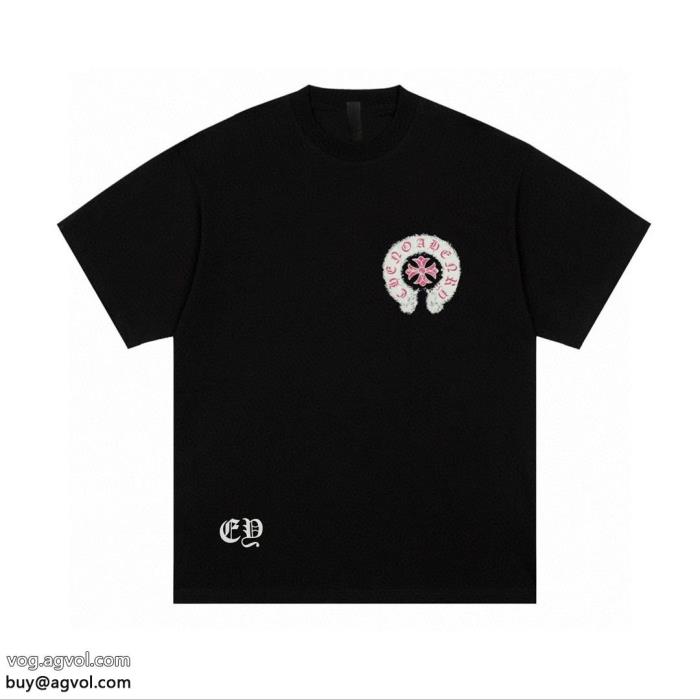 CHROME HEARTSブランド 偽物半袖Tシャツ高級感あるトレンドを追求した新作_0_1