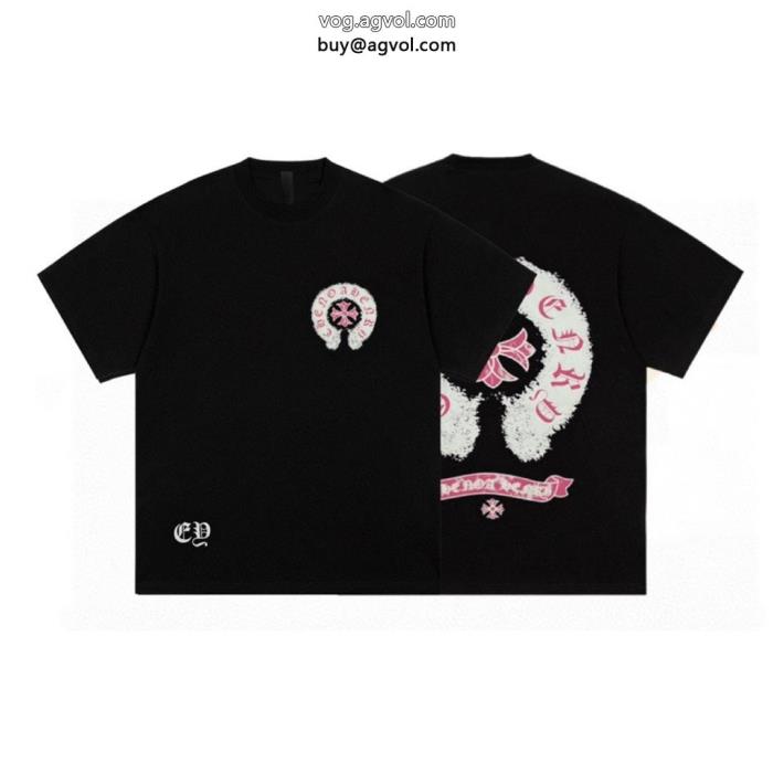 CHROME HEARTSブランド 偽物半袖Tシャツ高級感あるトレンドを追求した新作_0_2