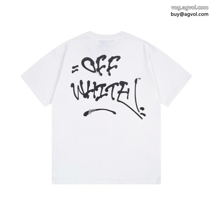 ブランド フェイクヘルシー 抜け感重視人気商品半袖TシャツOff-White_0_2