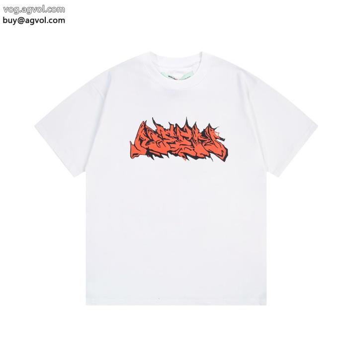 ブランド フェイクヘルシー 抜け感重視人気商品半袖TシャツOff-White_0_3