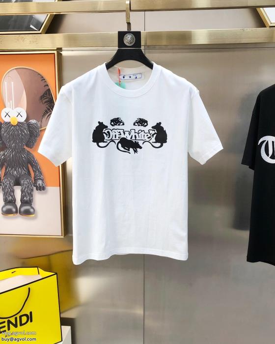 最前線2023モード感の高い2023のスタイルブランド 激安 半袖Tシャツオフホワイト_0_2