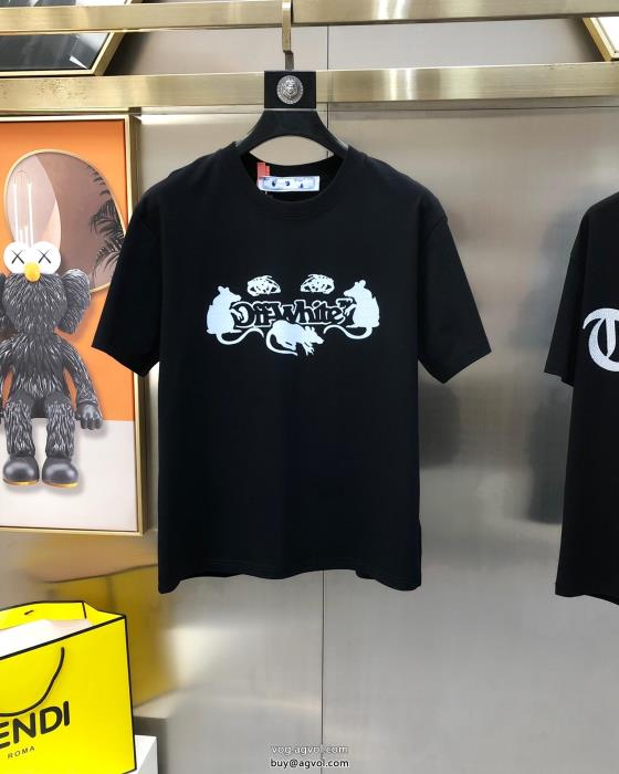 最前線2023モード感の高い2023のスタイルブランド 激安 半袖Tシャツオフホワイト_0_3