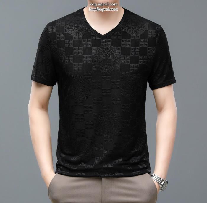 VERSACE半袖Tシャツスーパー コピー 通販今季新作 セール完璧なシルエット_0_1