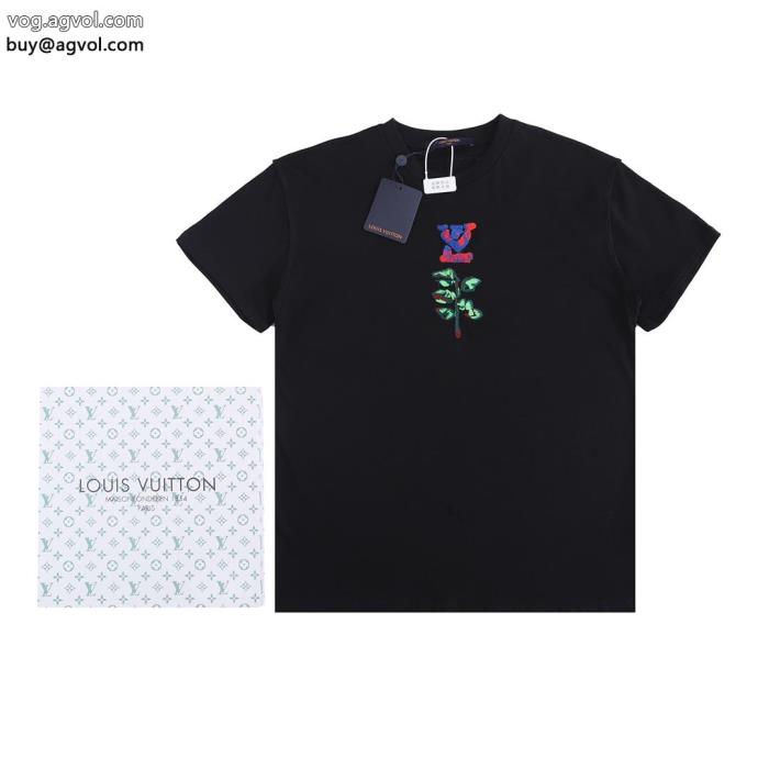 最安値より格上げしてコピー ブランド 通販 安心ルイ ヴィトン半袖Tシャツ_0_0