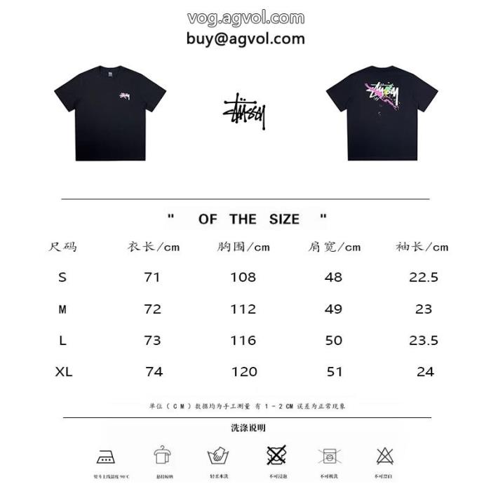 スタイルUPして着こなすSS23オシャレ半袖TシャツSTUSSYブランド コピー 販売 _0_2
