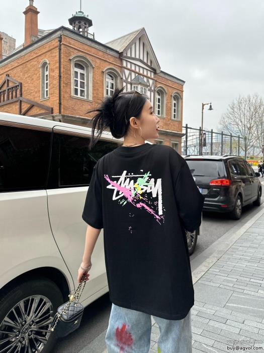 スタイルUPして着こなすSS23オシャレ半袖TシャツSTUSSYブランド コピー 販売 _0_4