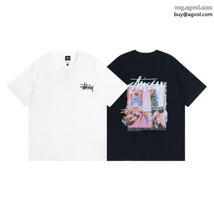 偽 ブランド 販売半袖TシャツSTUSSY23SS新作 カジュアルコーデに人気新商品_0_4