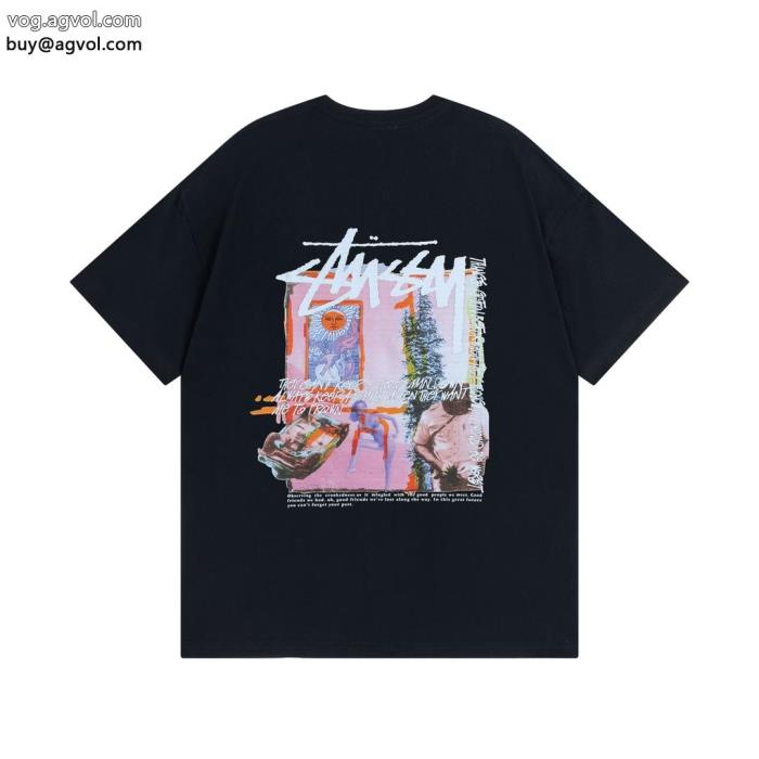 偽 ブランド 販売半袖TシャツSTUSSY23SS新作 カジュアルコーデに人気新商品_0_3