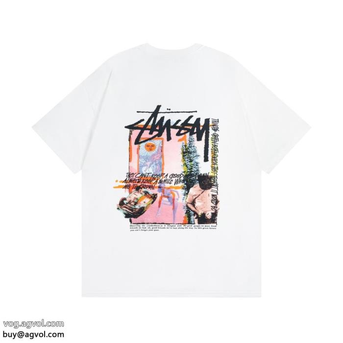 偽 ブランド 販売半袖TシャツSTUSSY23SS新作 カジュアルコーデに人気新商品_0_2