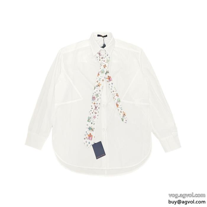 LOUIS VUITTONアイドル着用オーバーサイズ偽物 ブランド 販売長袖シャツ_0_0