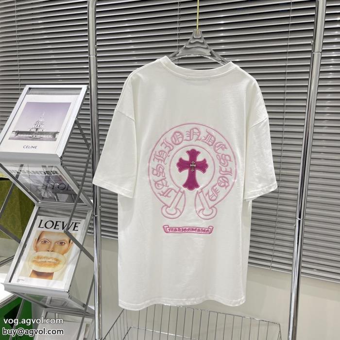 半袖Tシャツお洒落な印象に岩ちゃん愛用ブランド コピー  CHROME HEARTS_0_3