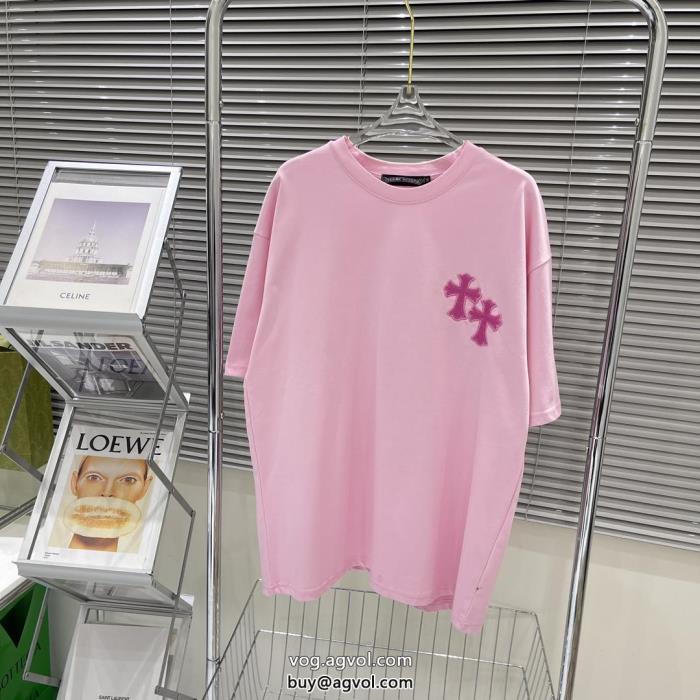 半袖Tシャツお洒落な印象に岩ちゃん愛用ブランド コピー  CHROME HEARTS_0_4