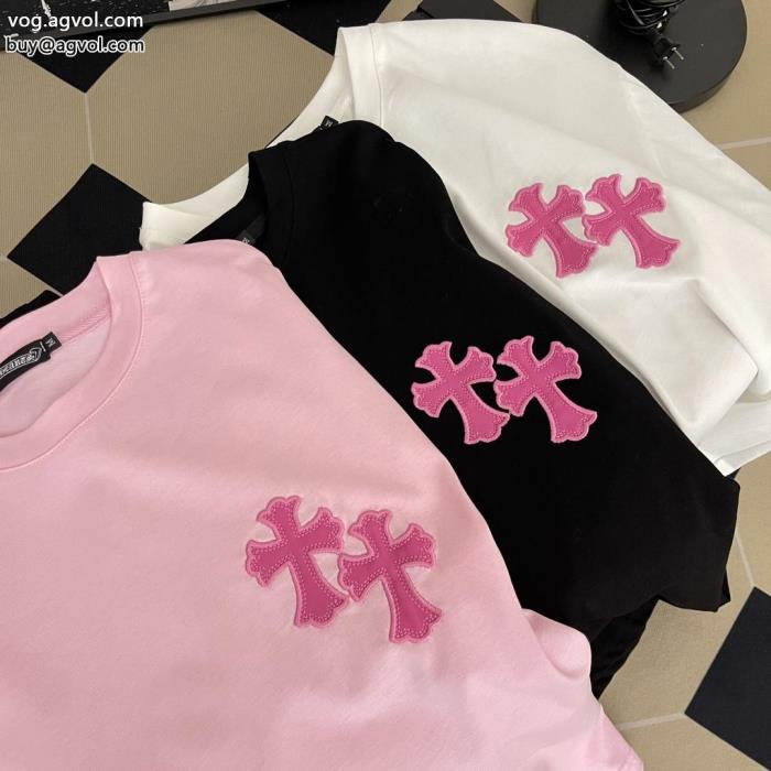 半袖Tシャツお洒落な印象に岩ちゃん愛用ブランド コピー  CHROME HEARTS_0_5