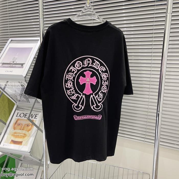 半袖Tシャツお洒落な印象に岩ちゃん愛用ブランド コピー  CHROME HEARTS_0_6