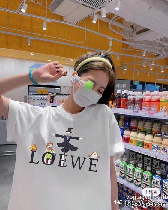 半袖Tシャツブランド コピー 優良ロエベ大変人気きれいめ上品に_0_1