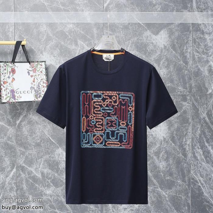 偽 ブランド 販売半袖Tシャツ在庫あり即発カワイイ雰囲気HERMES_0_1