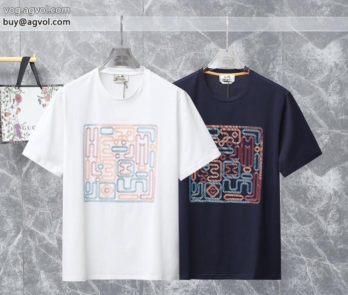 偽 ブランド 販売半袖Tシャツ在庫あり即発カワイイ雰囲気HERMES_0_3