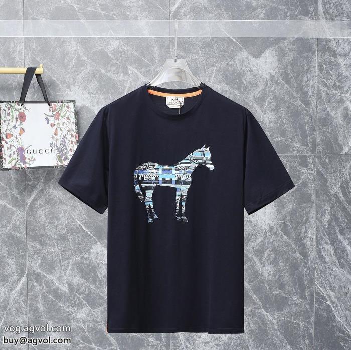 半袖Tシャツブランド スーパー コピー 優良HERMES今年風人気の高い_0_1