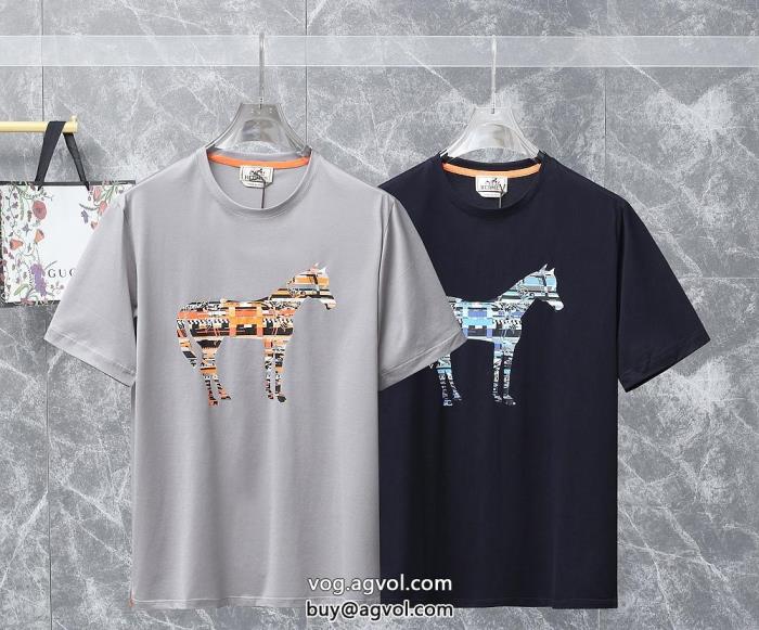 半袖Tシャツブランド スーパー コピー 優良HERMES今年風人気の高い_0_2