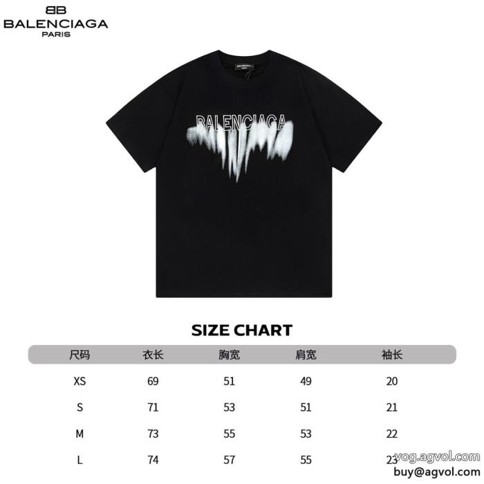 激安 ブランド 通販balenciaga人気沸騰中大人っぽく見せ新作半袖Tシャツ_0_1