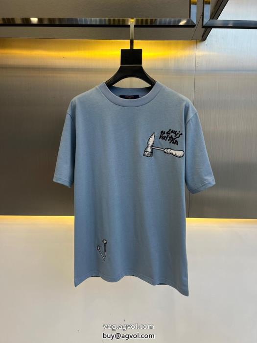 ブランド 偽物 激安 通販ルイ ヴィトン半袖Tシャツ早期完売大人の余裕が漂う_0_0
