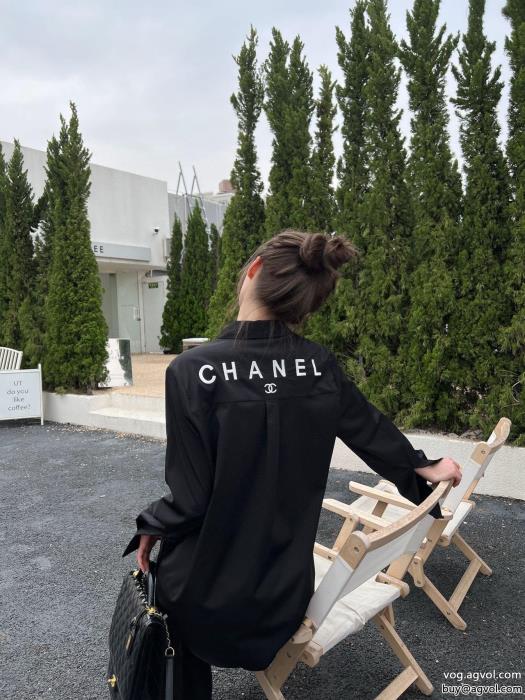 CH2023の大人コーデ万能アイテム長袖シャツブランド フェイク_0_3