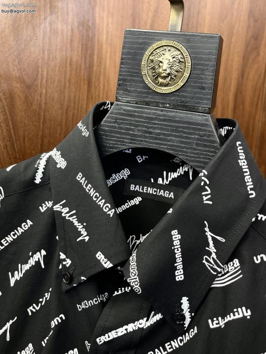 シンプルなデザイン一流の憧れブランド長袖シャツbalenciagaブランド 通販 激安_0_2