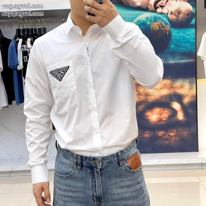 コピー 商品 販売長袖シャツ使い勝手のよさが魅力NEW素敵PRADA_0_3