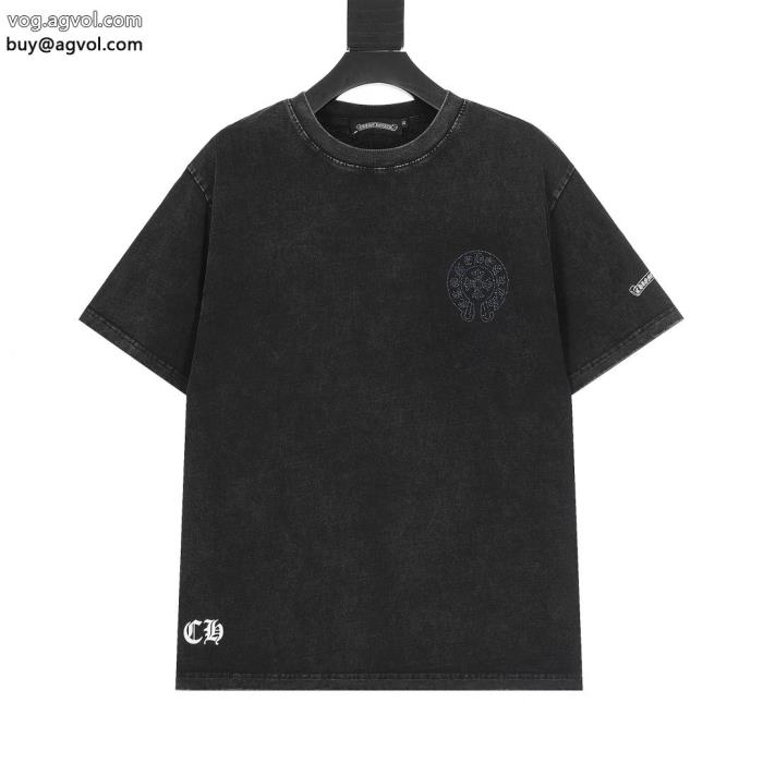 半袖Tシャツ男女兼用今年もトレンドブランド 偽物 激安CHROME HEARTS_0_1