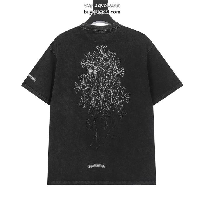 今シーズン新作注文殺到偽物 通販 半袖TシャツCHROME HEARTS_0_1