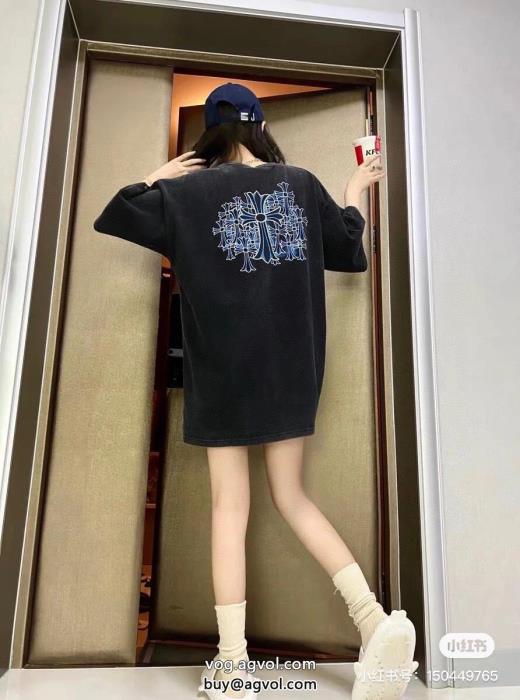半袖Tシャツスーパー コピー 販売CHROME HEARTSいろいろ選べるシンプル使える_0_4