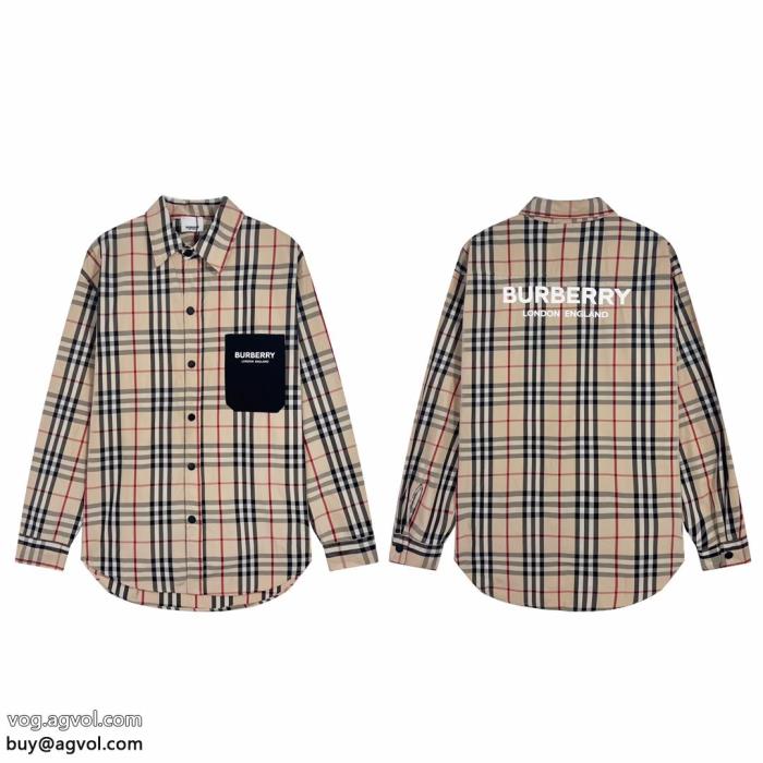 BURBERRYスーパー コピー 品今年風超カッコイ2023新作長袖シャツ_0_1