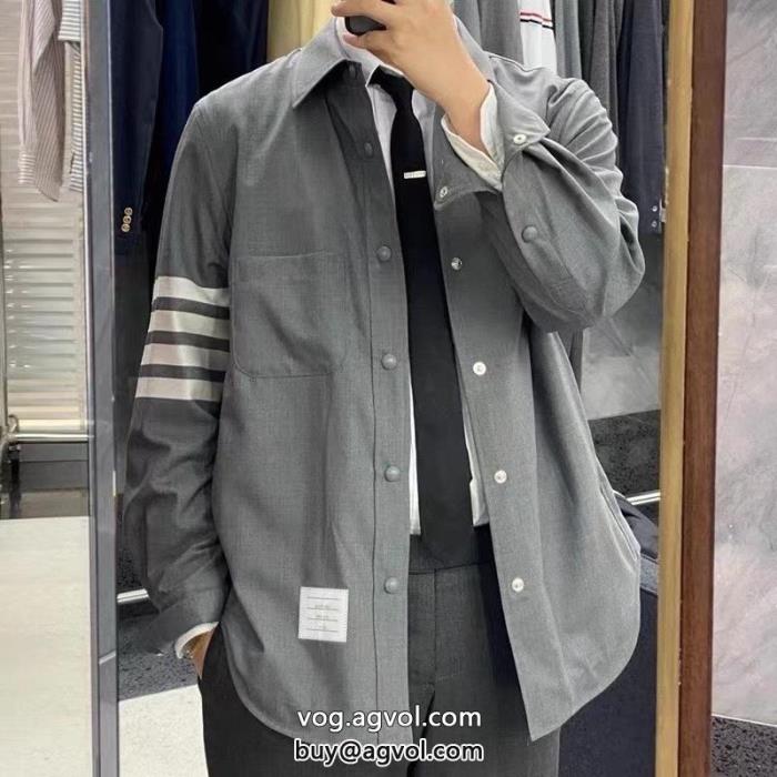 最新で完売確実人気急上昇スーパー コピー ブランド 通販長袖シャツTHOM BROWNE_0_1