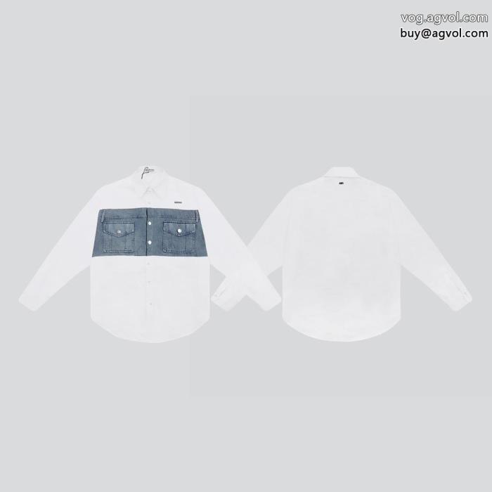 balenciaga大人っぽく見せ新作今年のトレンドカラー長袖シャツ激安 ブランド_0_0