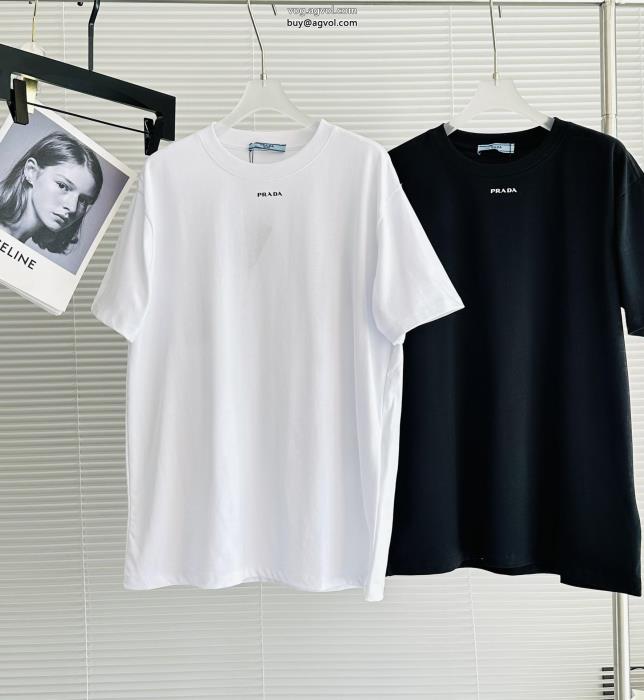 欲しい可愛く新鮮ファッション感が急上昇！激安 通販 ブランドプラダ半袖Tシャツ_0_1