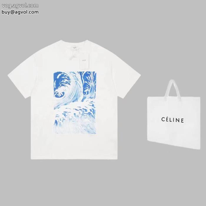 CELINE半袖Tシャツスーパー コピー 安心今人気の秘訣今年のトレンドカラー_0_1