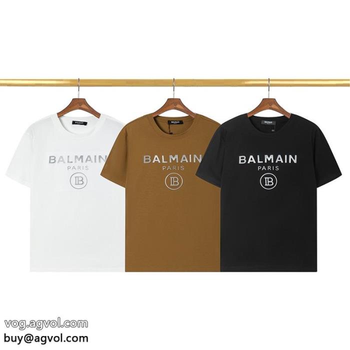 BALMAIN半袖Tシャツお色味たくさん大人気快適な着心地ブランド レプリカ_0_1