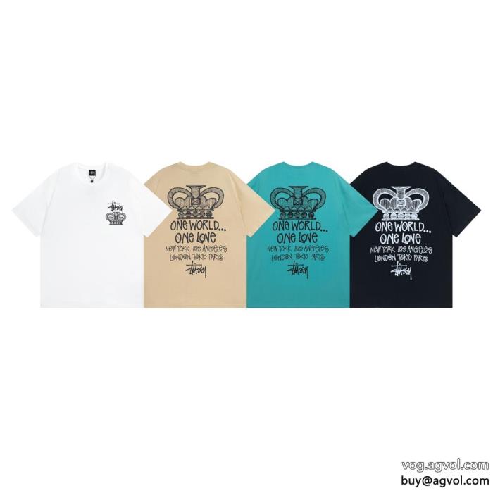 風合いが魅力個性的なスタイリングSTUSSYブランド 品 スーパー コピー半袖Tシャツ_0_4