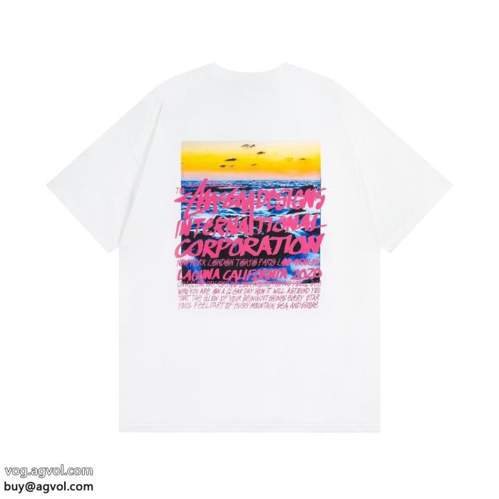 STUSSYセンス抜群絶対欲しい手に入る偽物 ブランド ショップ半袖Tシャツ_0_0