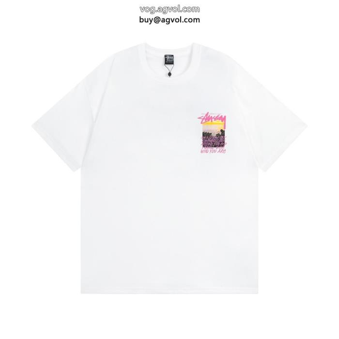 STUSSYセンス抜群絶対欲しい手に入る偽物 ブランド ショップ半袖Tシャツ_0_2