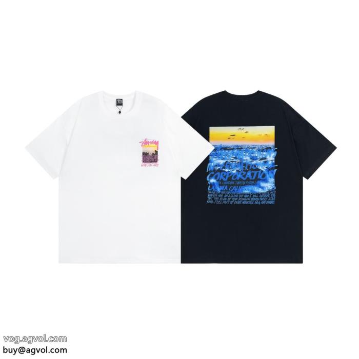 STUSSYセンス抜群絶対欲しい手に入る偽物 ブランド ショップ半袖Tシャツ_0_3