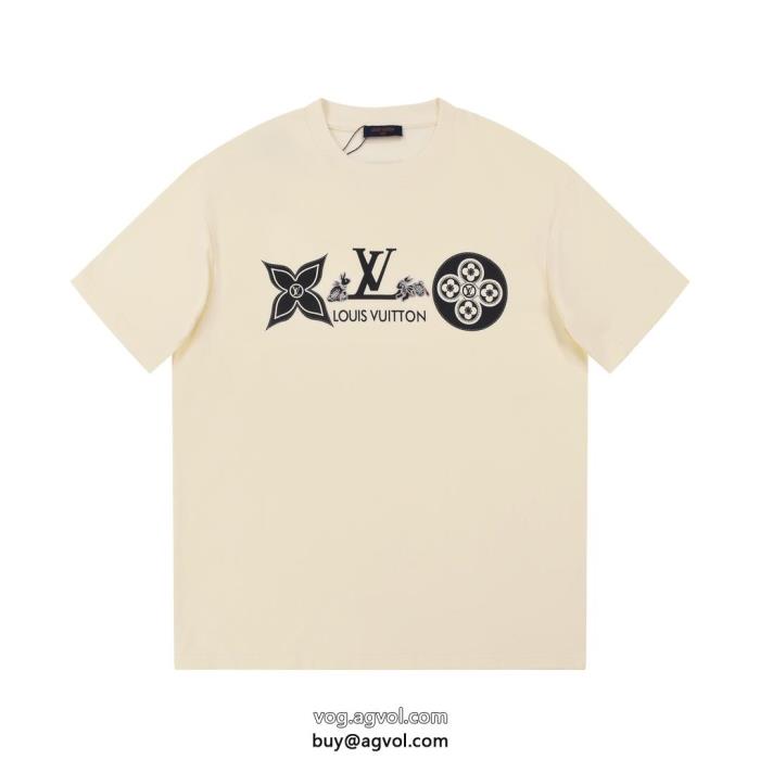 お買い得海外限定激安 ブランド半袖TシャツLOUIS VUITTON_0_0