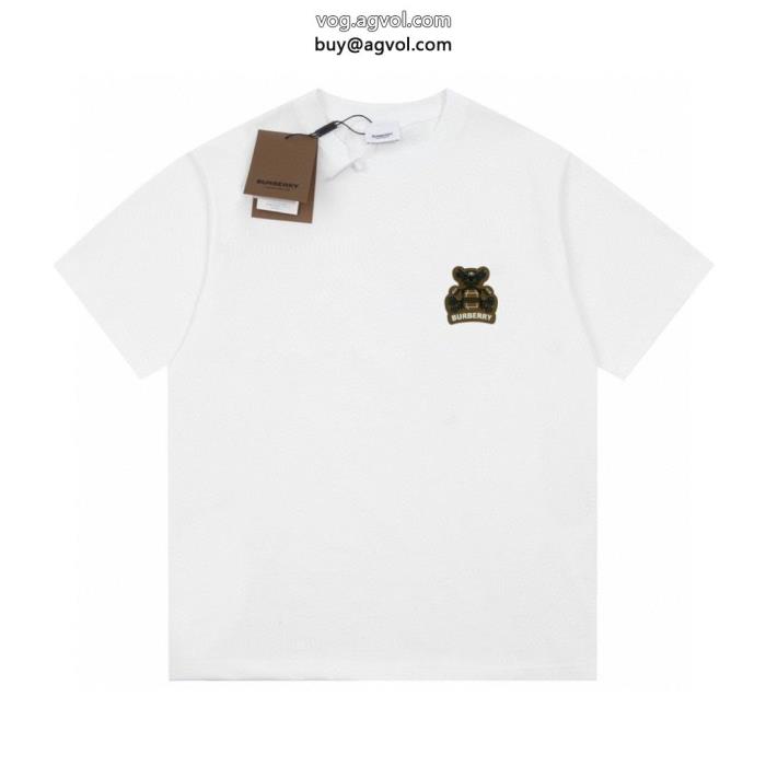コピー 商品 販売BURBERRY半袖Tシャツロゴがかっこいい元気な印象に_0_1