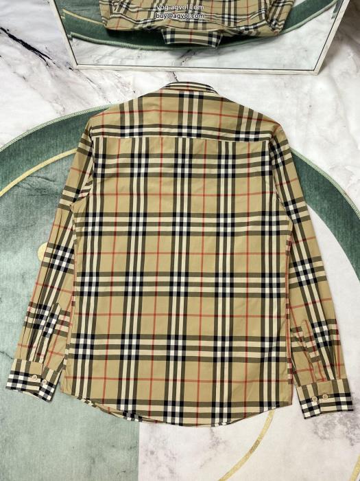 BURBERRY偽物 ブランド ショップ長袖シャツお手頃価格クラシカル_0_0