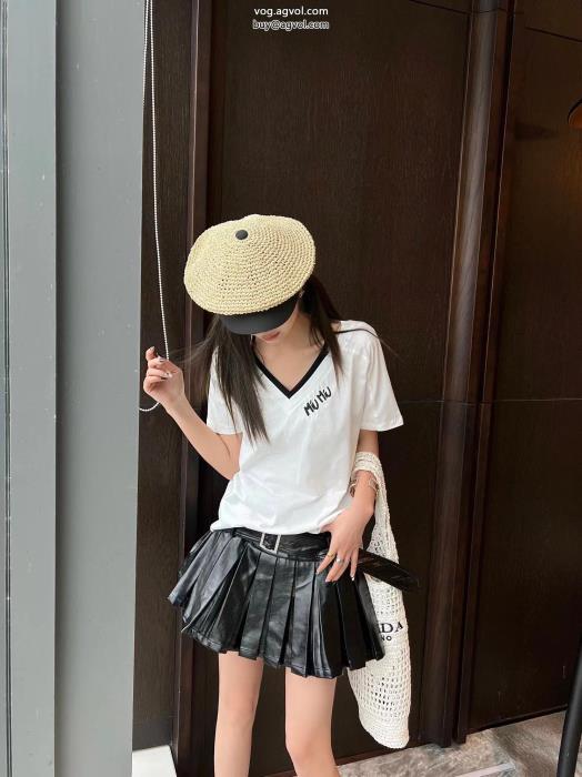 ミュウミュウコピー 品 販売愛用者がとっても多い先行予約販売半袖Tシャツ_0_4