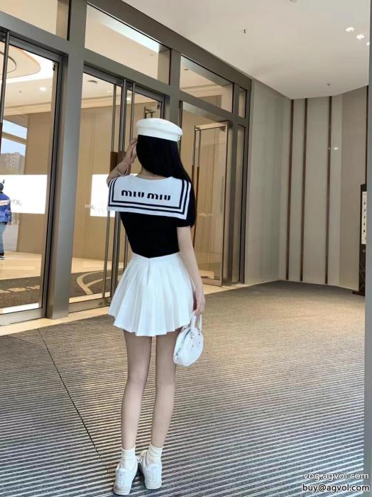 半袖TシャツMIUMIUコピー ブランド 通販注目されている新品スタイルを綺麗に_0_2
